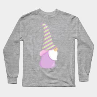 Cute Gnome, Garden Gnome, Little Gnome, Beard, Hat Long Sleeve T-Shirt